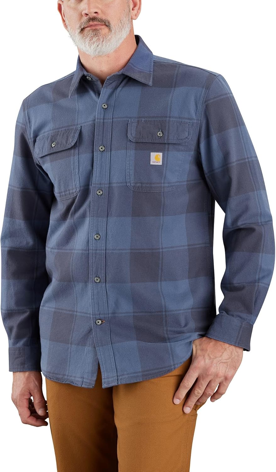 Carhartt Men's Heavyweight Flannel Long-Sleeve Plaid Shirt Review