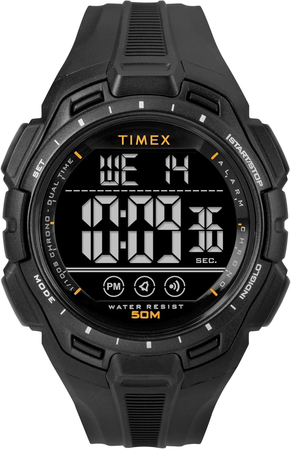 Timex 43mm Digital Watch: Sleek Timekeeping!
