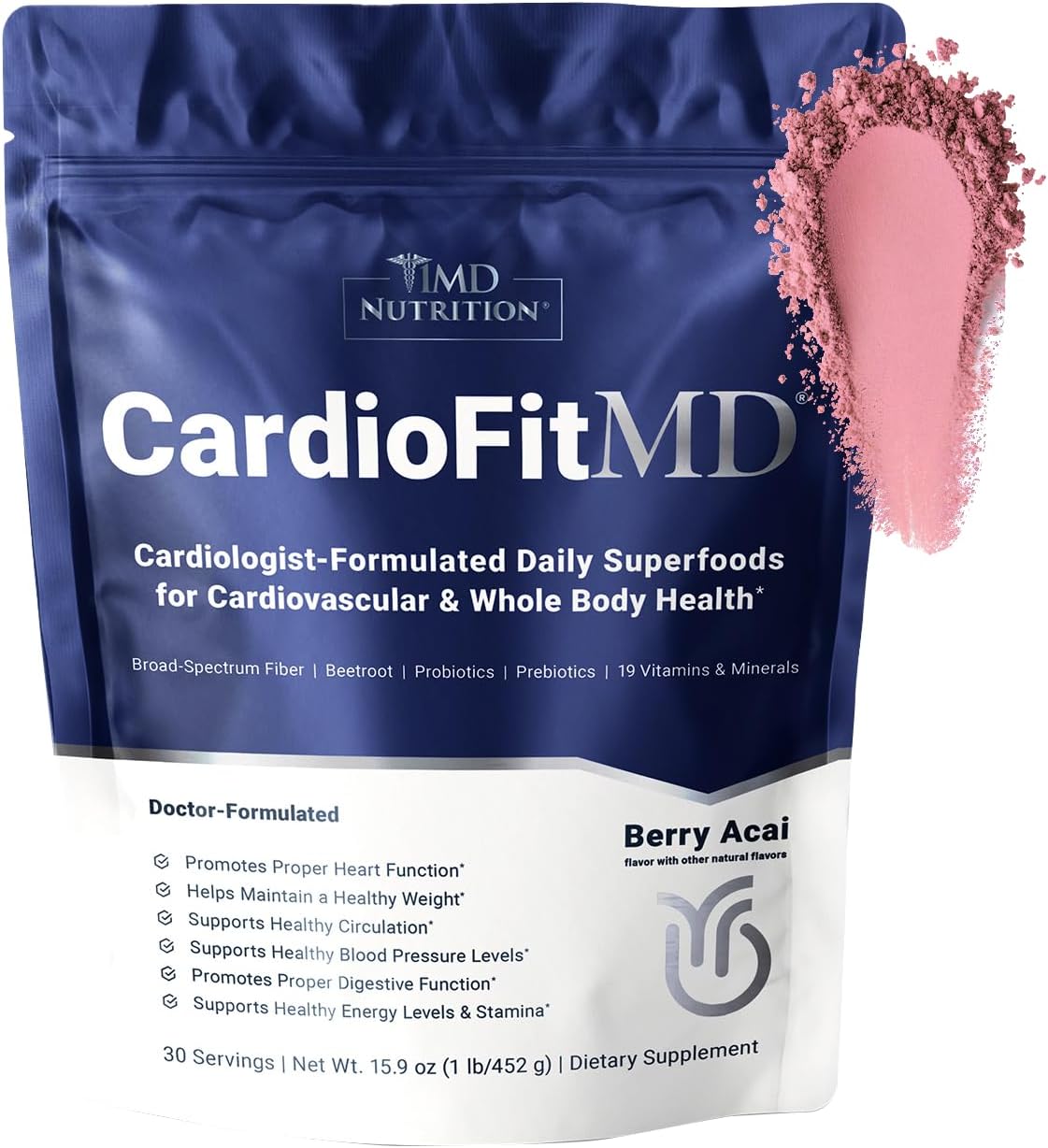 1MD Nutrition CardioFitMD Vegan Beets Superfood for Health