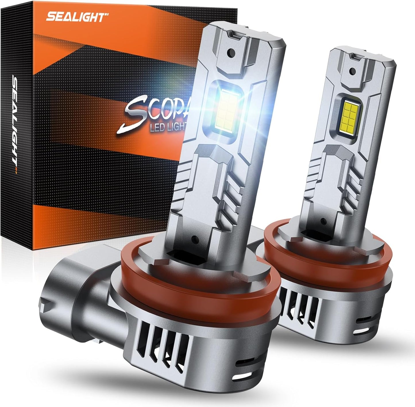 SEALIGHT H11 H8 H9 Fog Light Bulbs with 28000 Lumens Brightness
