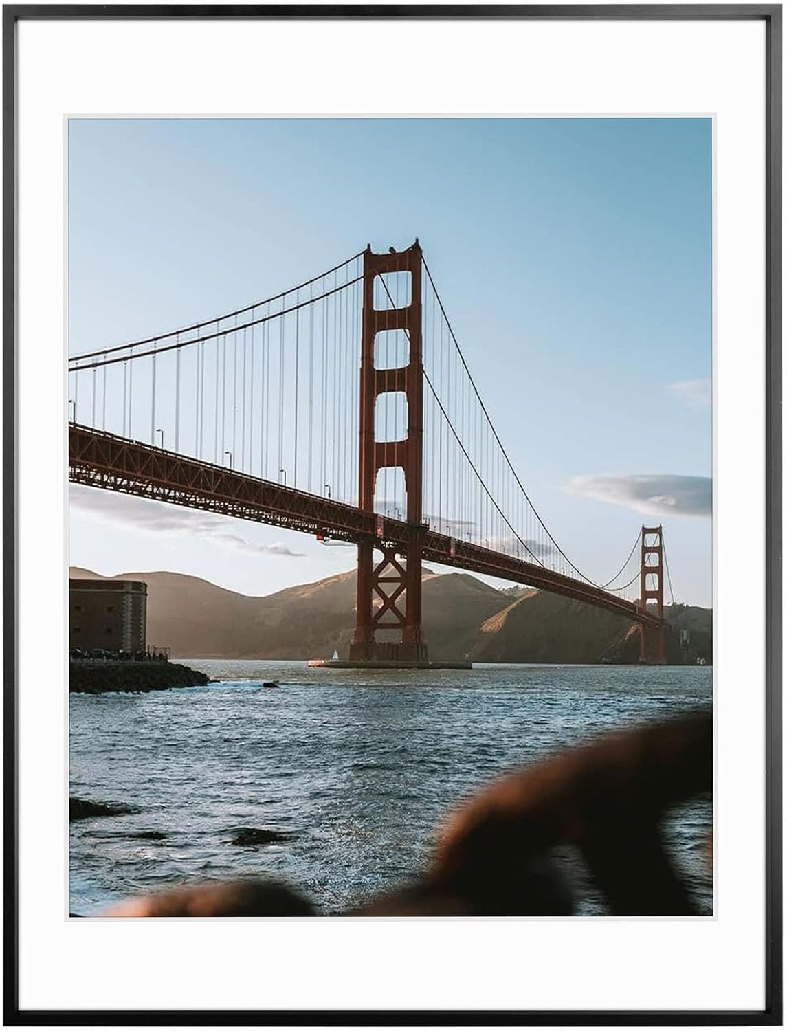 Frametory 18x24 Metal Picture Frame with Mat for 16x20 Photos