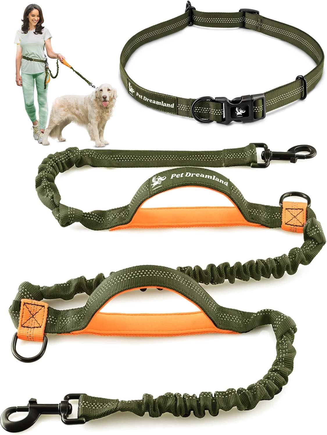 Hands Free Leash for Large Dogs - Ultimate Comfort & Freedom