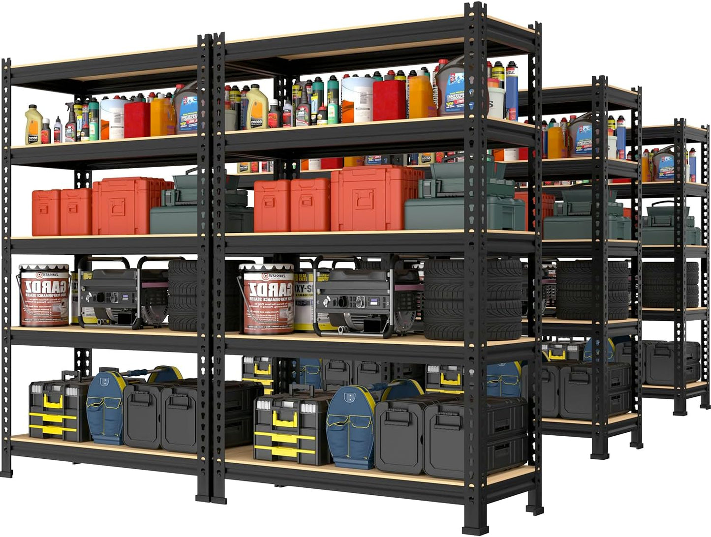 PrimeZone 5 Tier Adjustable Garage Storage Shelving Unit Review