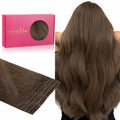 Invisi Edge Tape in Hair Extensions 18in Light Ash Brown - Invisible