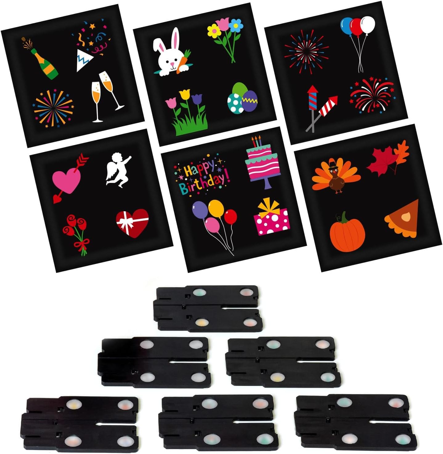 Enhance Your Star Shower: 6 Extra Holiday Slides by Bulbhead