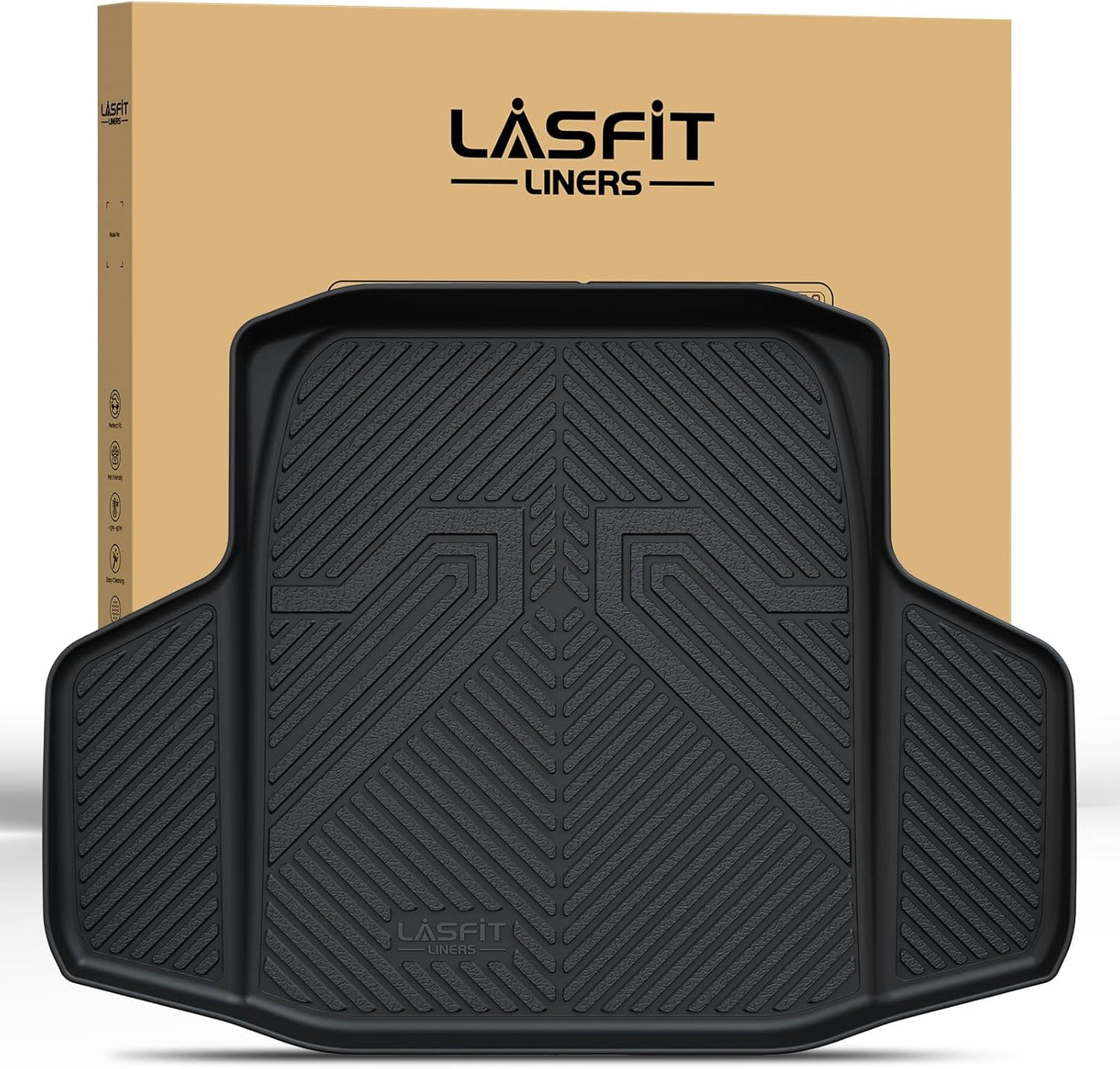 LASFIT Trunk Mat for Honda Accord 2018-2025 - All Weather Protection