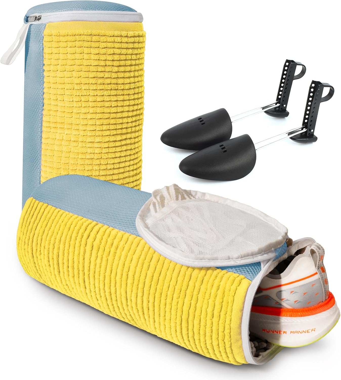Sneaker Cleaning Bag, 360 Wash & Protect w/ Shoe Trees