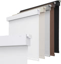 Joydeco No Drill Blackout Shades - Free-Stop Cordless Roller (28in x