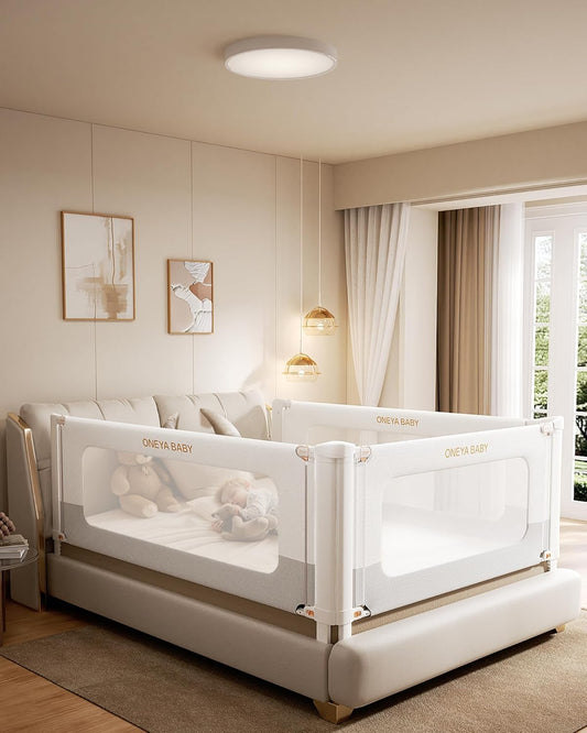 Toddler Bed Rails for King Size Bed - Safe & Adjustable Guard