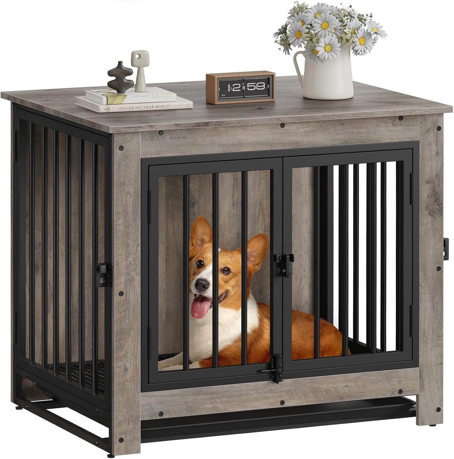 Dog Crate Furniture for Small and Medium Dogs, Modern Design