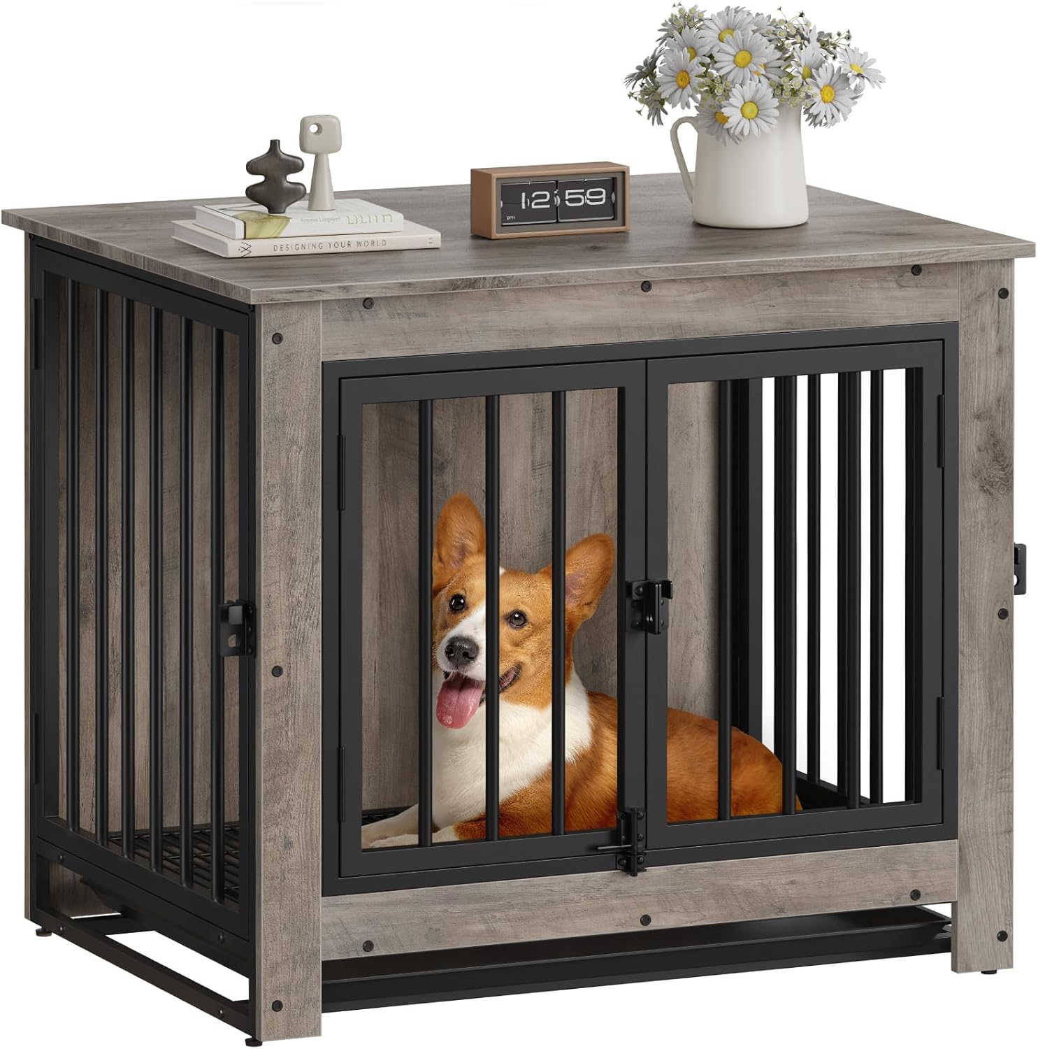 Dog Crate Furniture for Small and Medium Dogs, Modern Design