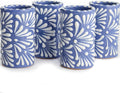 Talavera Shot Glasses Set of 4 - Hand-Painted Mexican Tequila Glasses