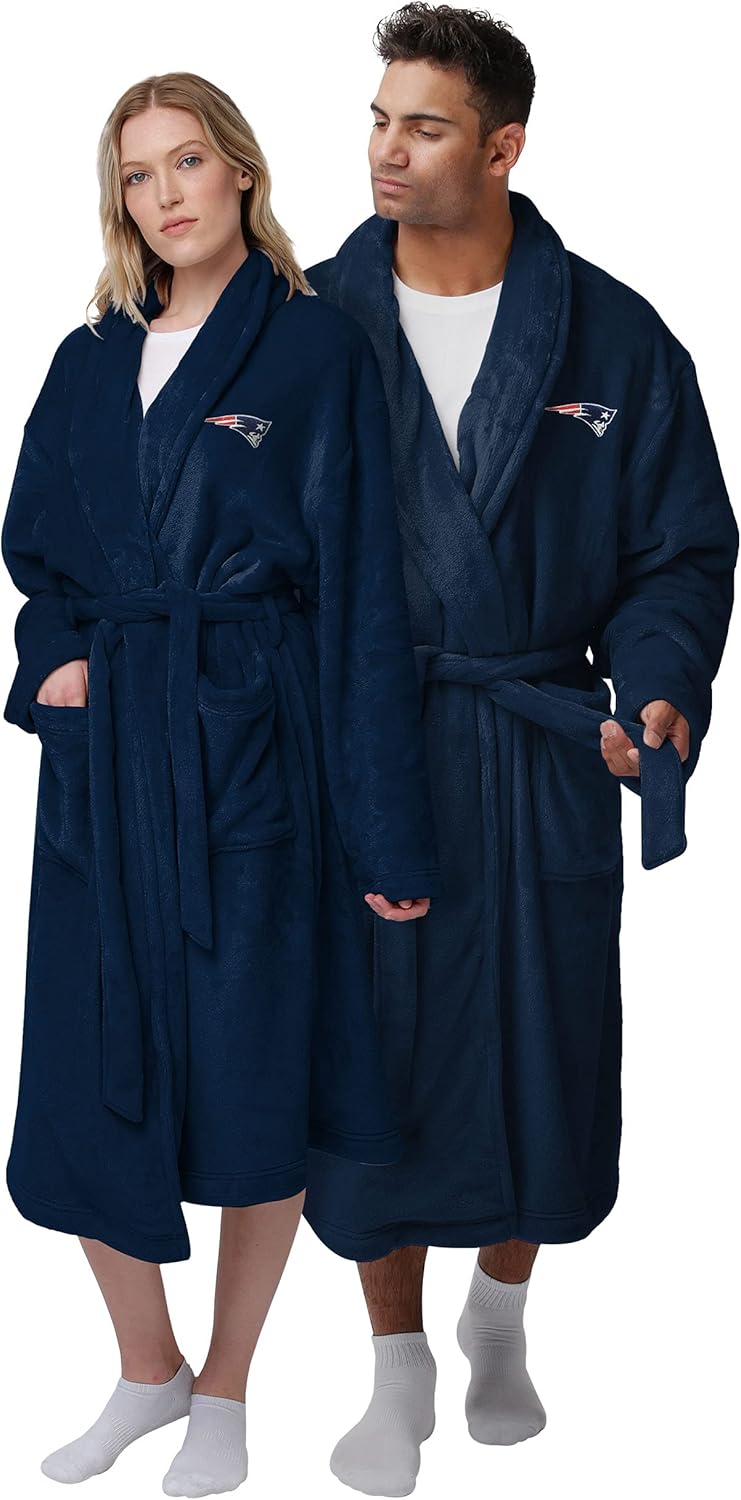 NFL Team Logo Soft Lazy Day Robe - Perfect for Game Day Relaxation