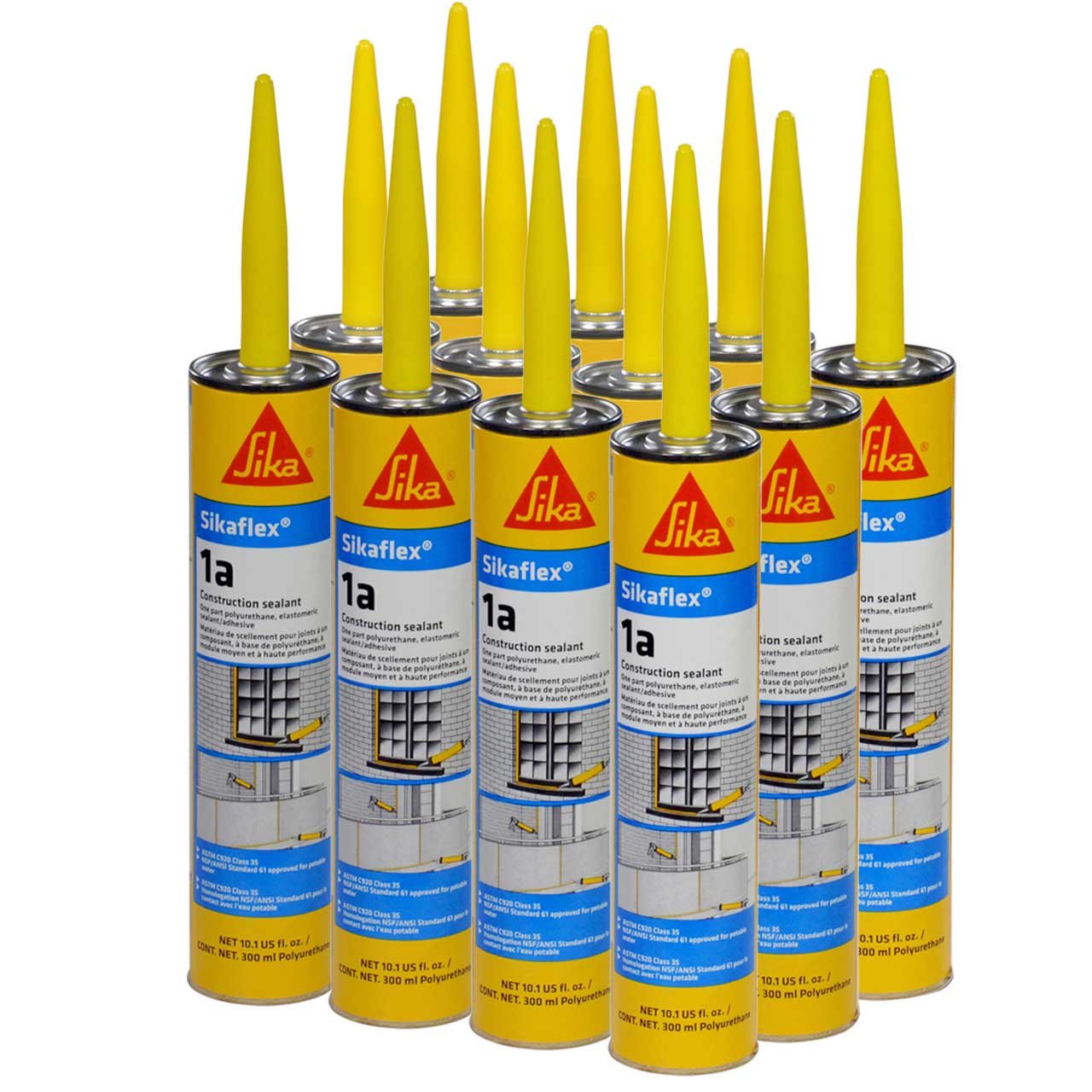 Sikaflex 1a Sealant Kit - Flexible Polyurethane for All Surfaces