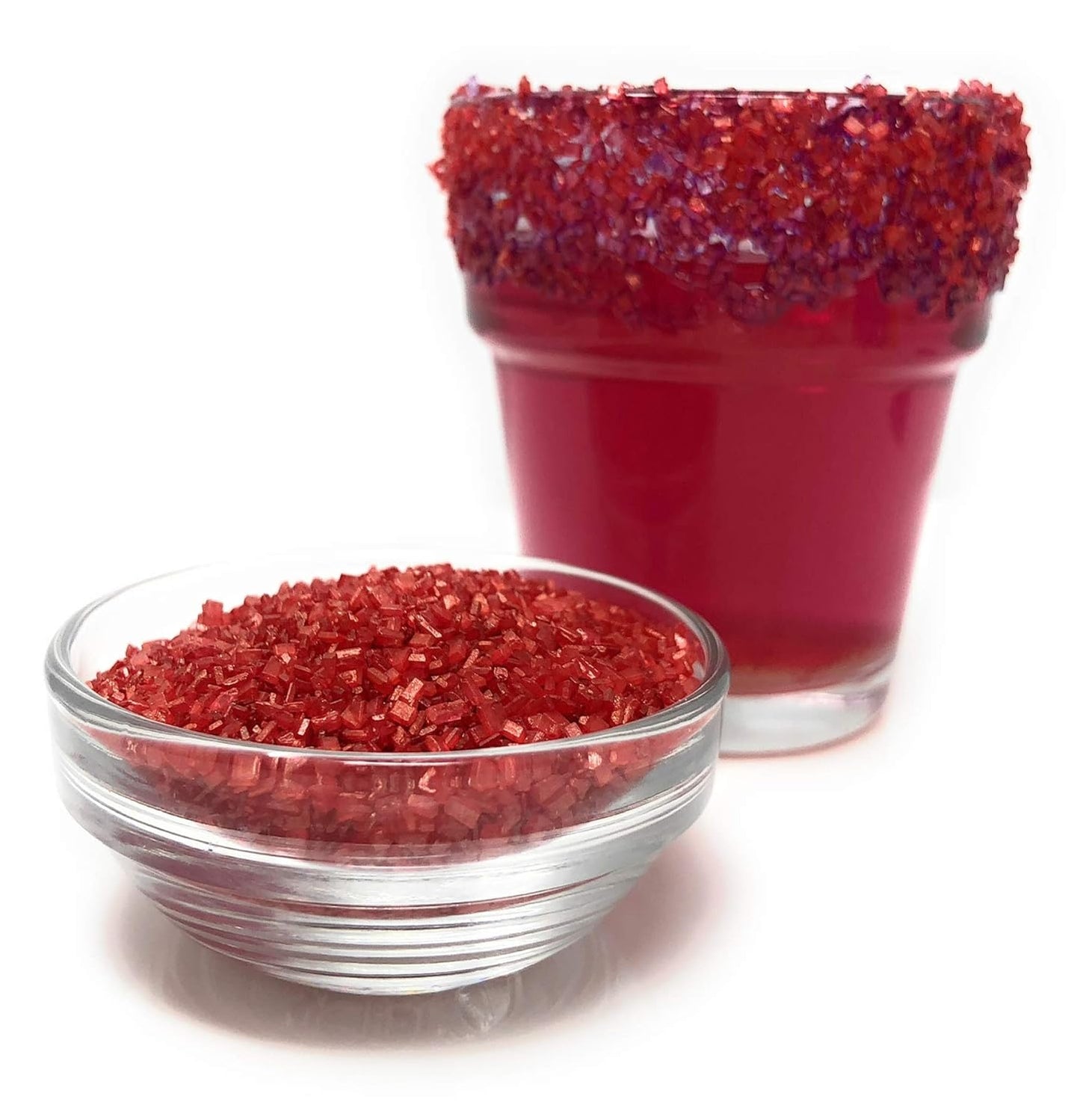 Snowy River Red Cocktail Sugar Rimmer for Vibrant Drinks
