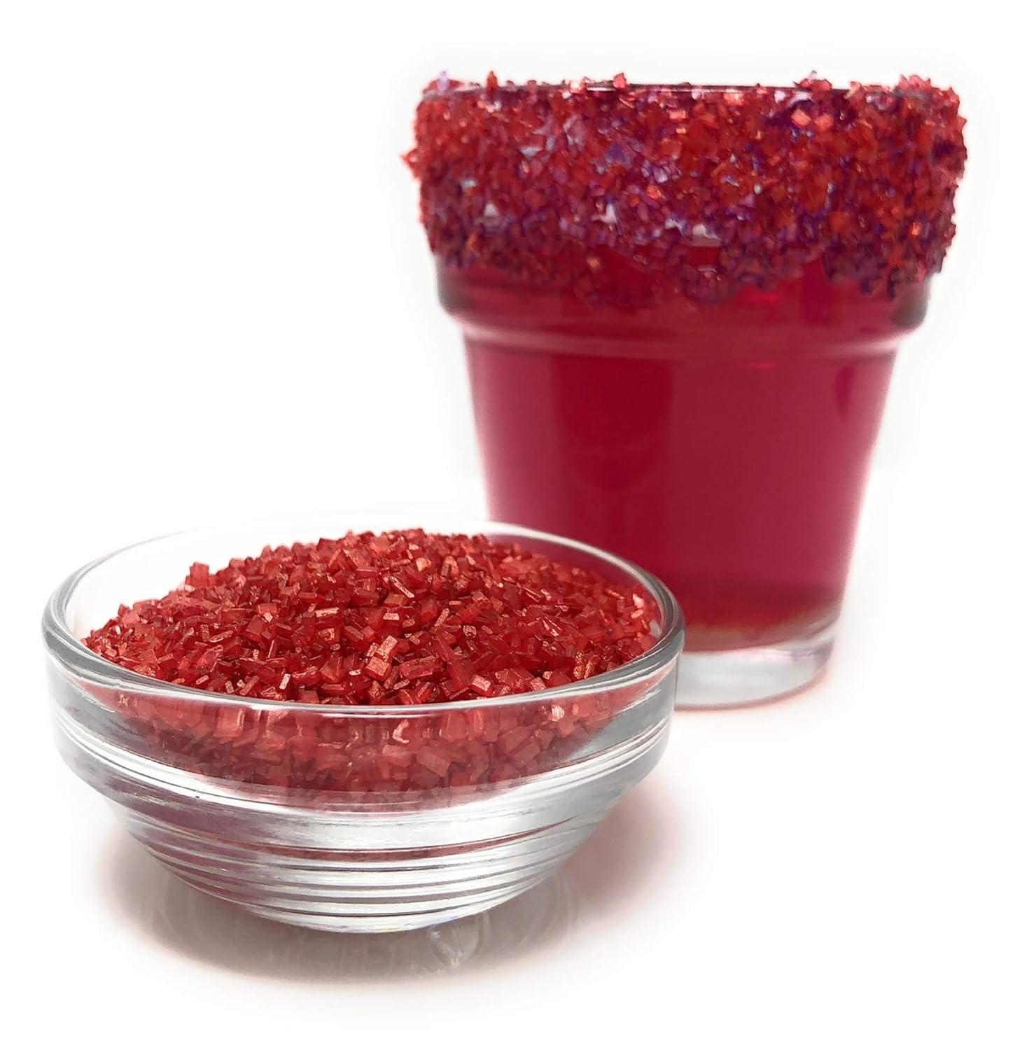 Snowy River Red Cocktail Sugar Rimmer for Vibrant Drinks