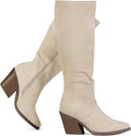 Putu Women's Trendy Pointed Toe Knee High Boots for Fashion Lovers