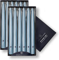 Colonial Candle Unscented Taper Candle, Coastal Blue - Hand-Dipped