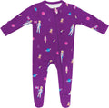 KYTE BABY Unisex Zipper Closure Footies - Soft Bamboo Sleepwear in
