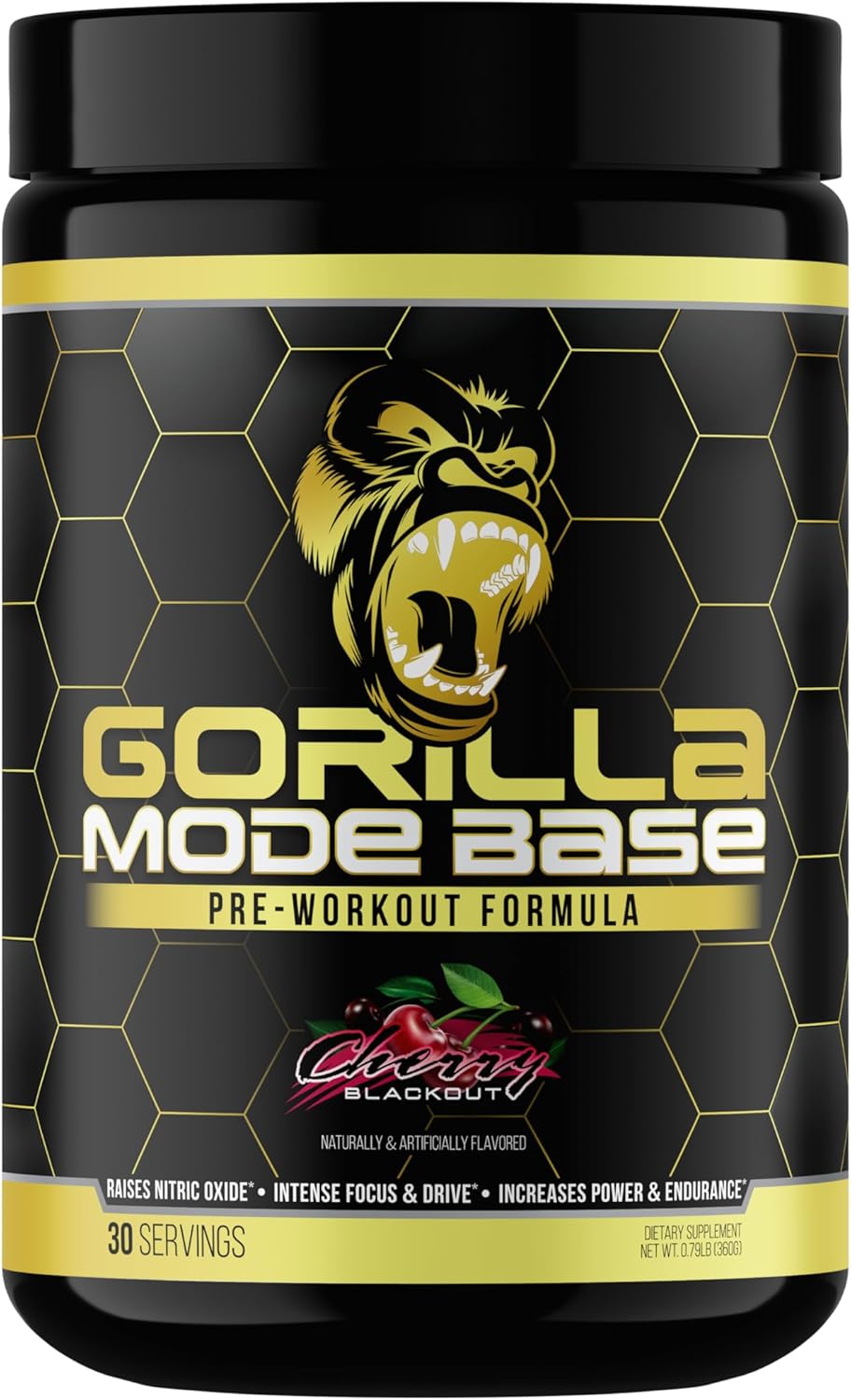 Gorilla Mind Base Pre Workout for Intense Focus and Endurance