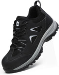 ISOOUS Steel Toe Shoes for Men - Lightweight Non Slip Work Shoes