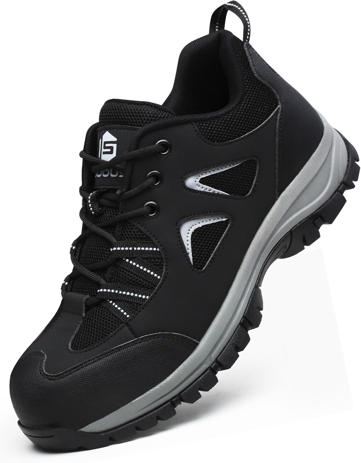 ISOOUS Steel Toe Shoes for Men Women Safety Sneakers Lightweight
