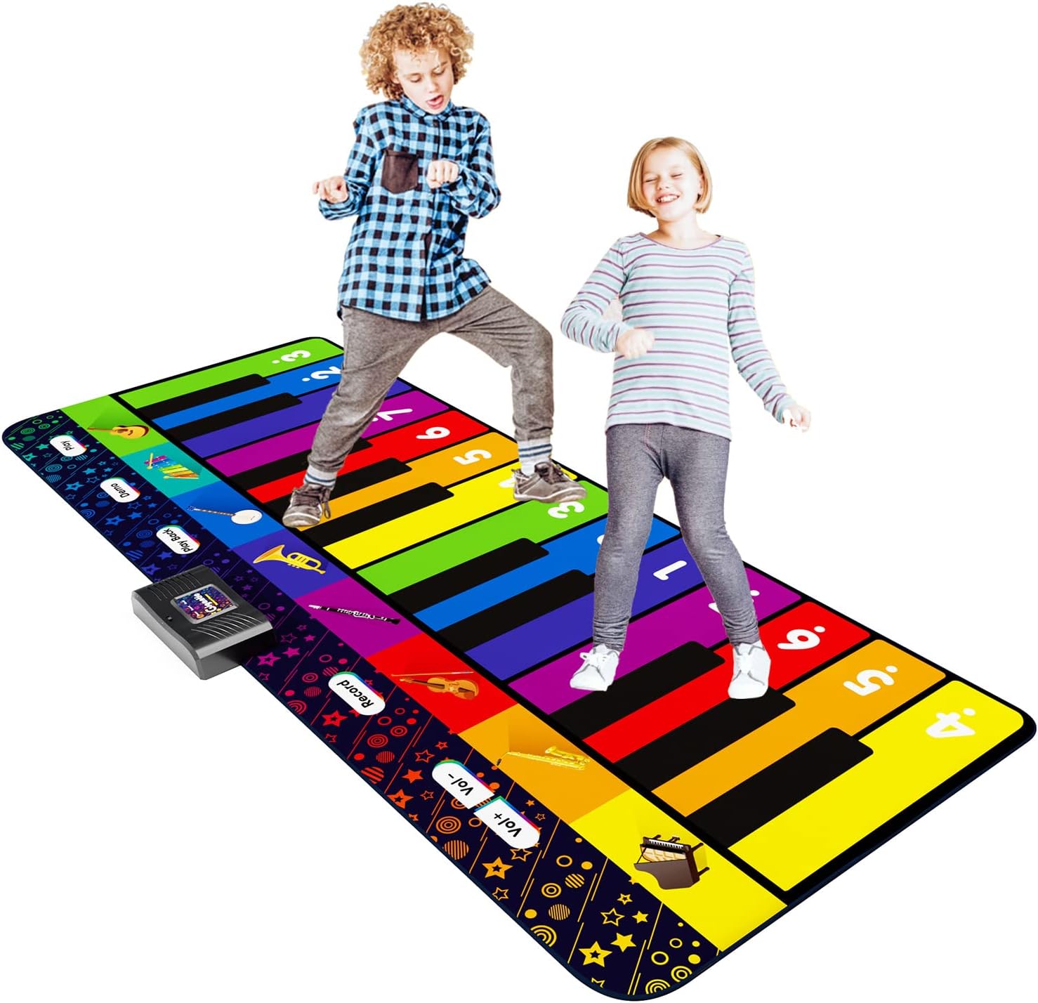 Giant Piano Mat for Kids by SUNLIN - Fun Musical Toy Gift