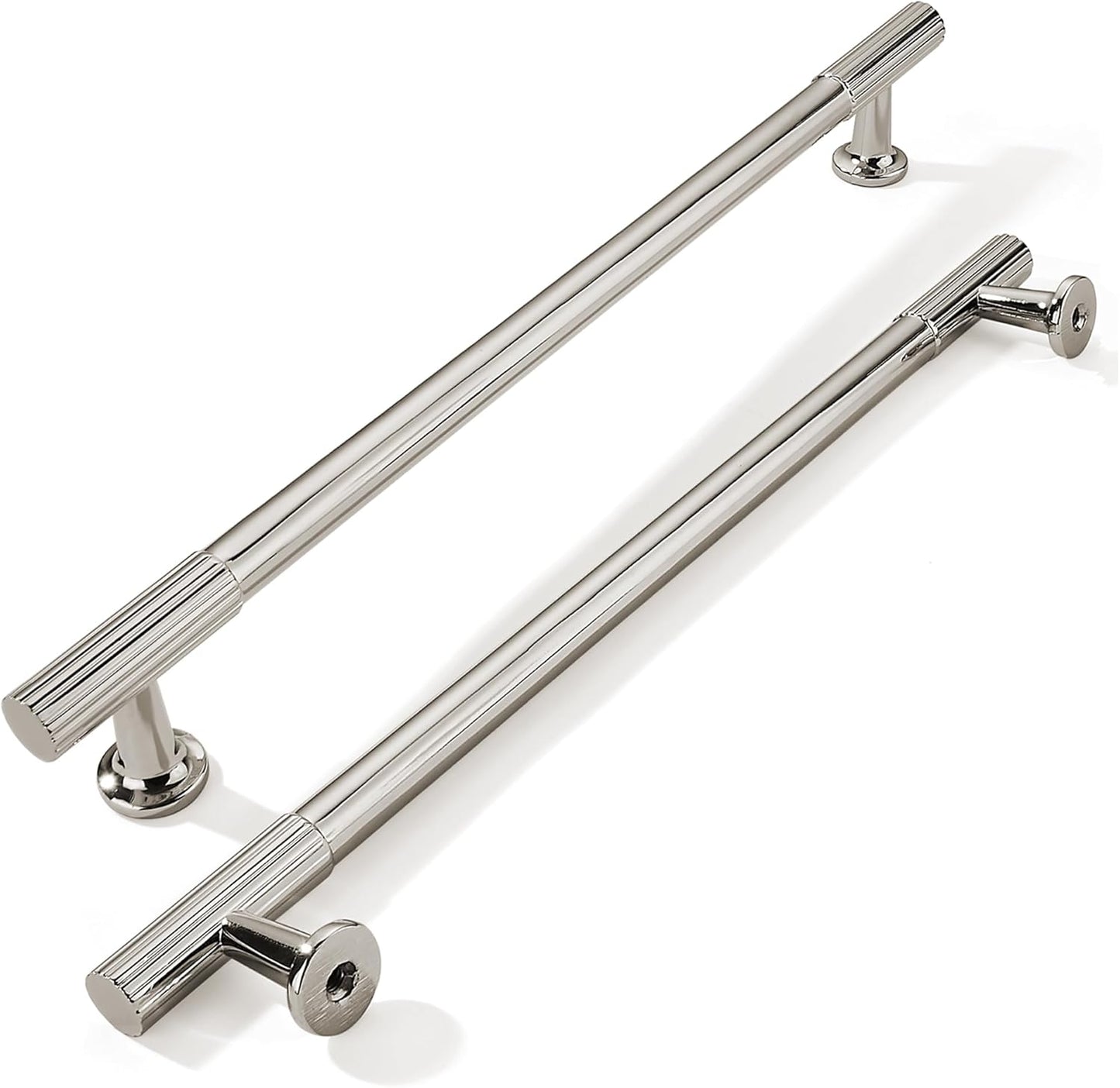 Polished Nickel Heavy Duty Cabinet Pulls for Kitchen and Dresser
