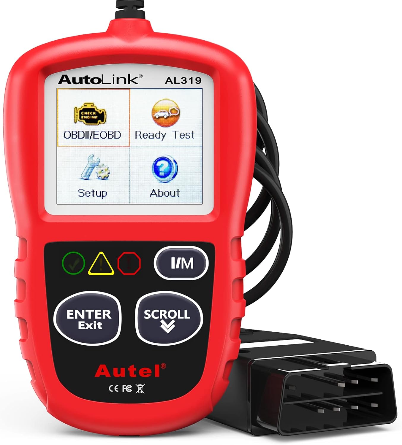 Autel Professional OBD2 Scanner AL319 Code Reader for All Vehicles