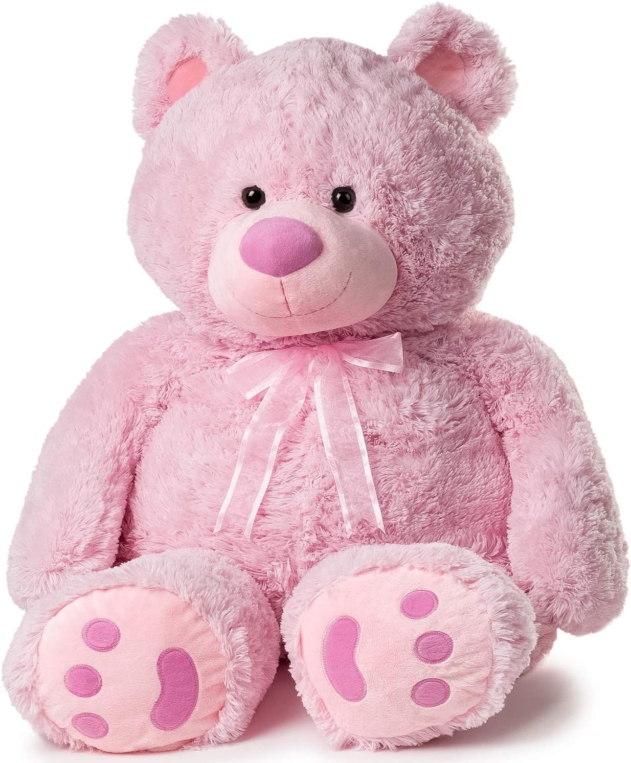 JOON 38 Pink Teddy - Fluffy Faux Fur, Huggable Joy!