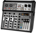 Depusheng 4-Channel Audio Mixer XT4 - Compact USB DJ Mixer