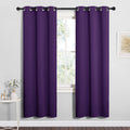 NICETOWN Royal Purple Blackout Curtains 78 in Length - Room Darkening