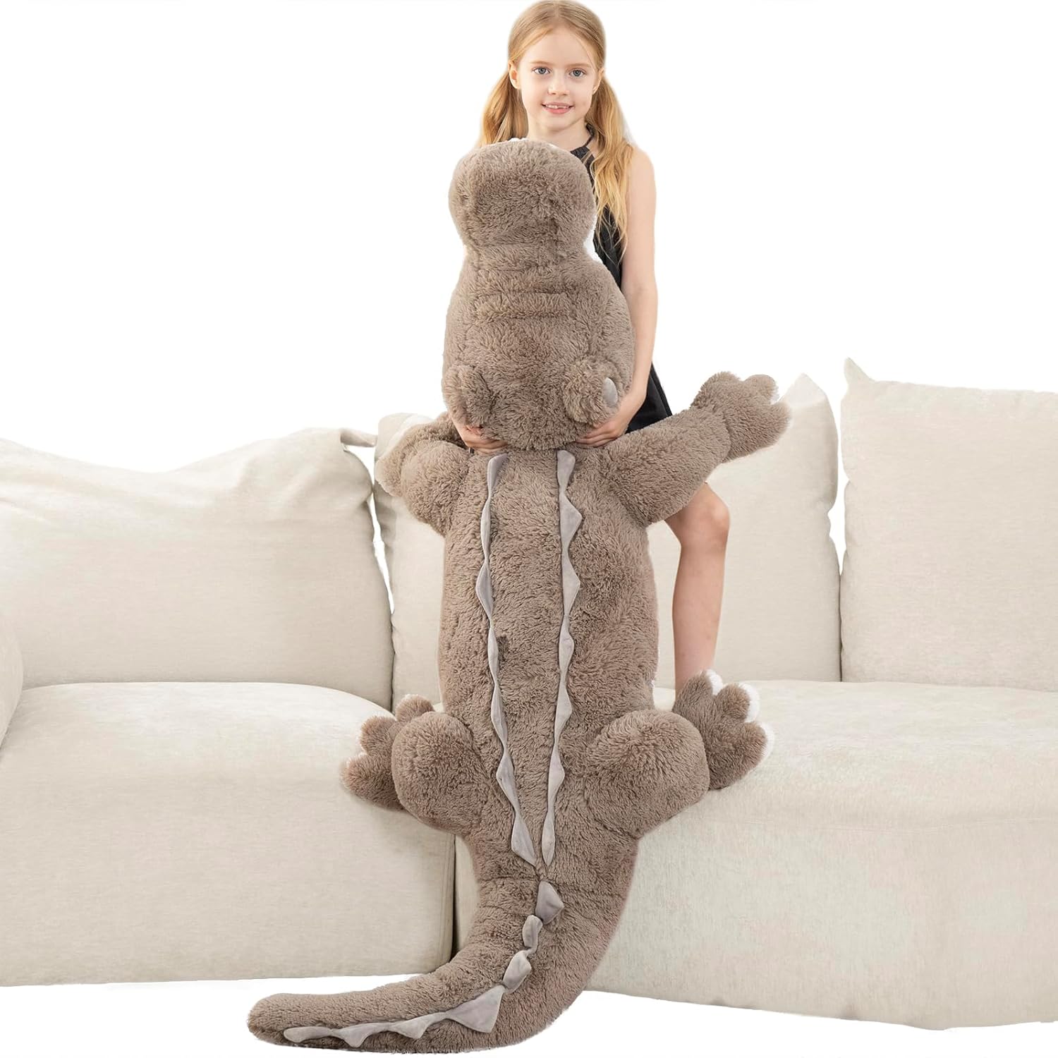 Giant 59inch Alligator Stuffed Animal for Kids and Adults