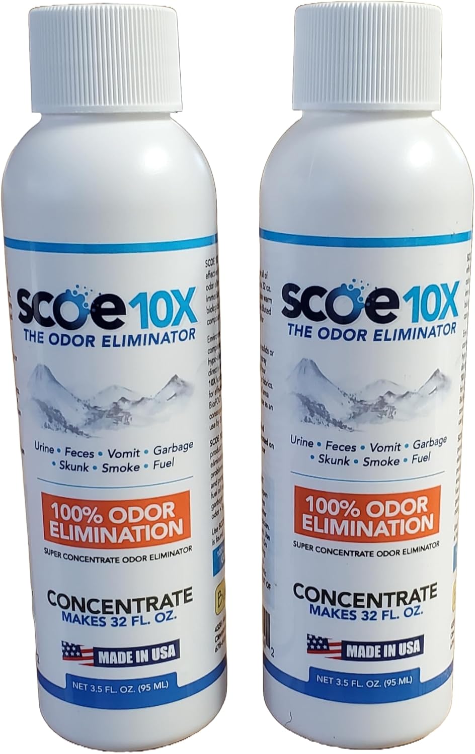 SCOE 10X Odor Eliminator Concentrate for Strong Odors