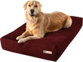 Large Orthopedic Dog Bed for Large Dogs - 7in Premium Cushion