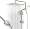 12 in All Metal Shower Head Combo - High Pressure Rainfall