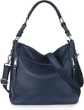 YALUXE Genuine Leather Shoulder Bags Hobo Handbag - Versatile Everyday