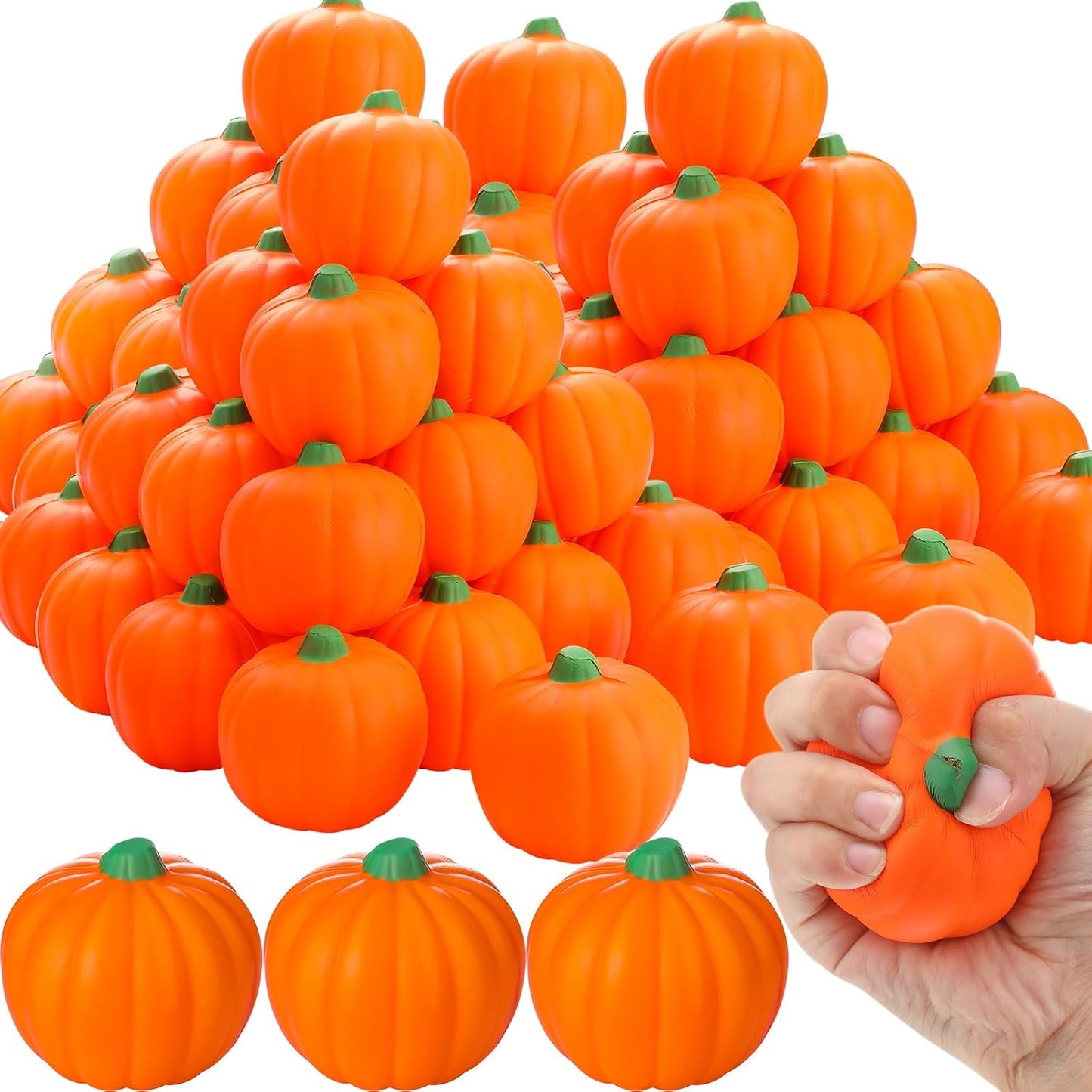 Pumpkin Stress Balls Bulk for Halloween and Thanksgiving Fun