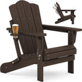 Adjustable Folding Adirondack Chair - 3-Position Recline Comfort