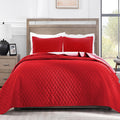 King Size Reversible Quilt Set - Lightweight All-Season Bedspread