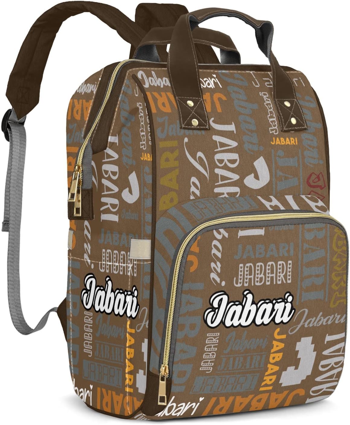 Personalized Nylon Diaper Bag for Baby Boy - Waterproof & Spacious