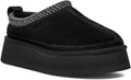 Women's Burree Platform Slipper - Suede Slip-On with Faux Fur