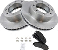 Front Brake Pad & Rotor Kit Compatible with 2005-2012 Ford Super Duty