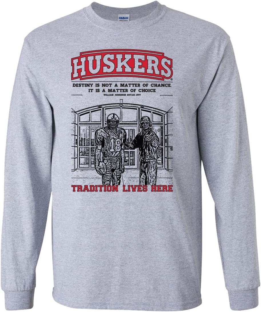 CornBorn Nebraska Huskers Long Sleeve T-Shirts for Fans