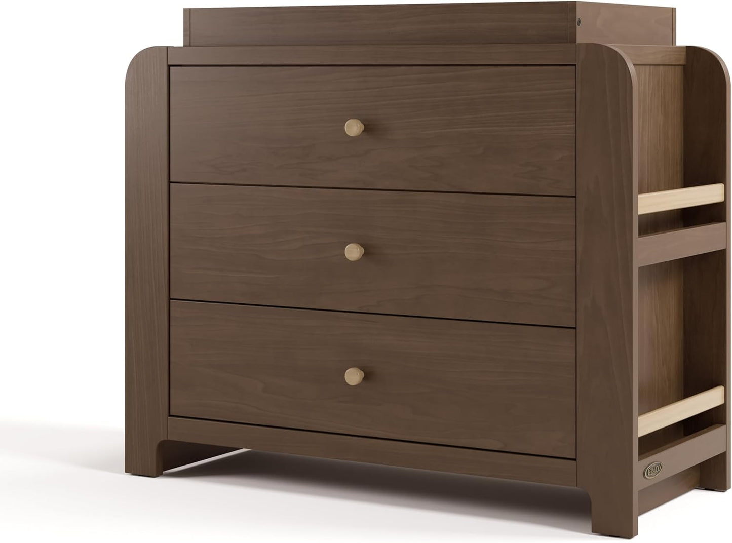 Graco Read-with-Me 3 Drawer Chest with Bookshelves for Kids