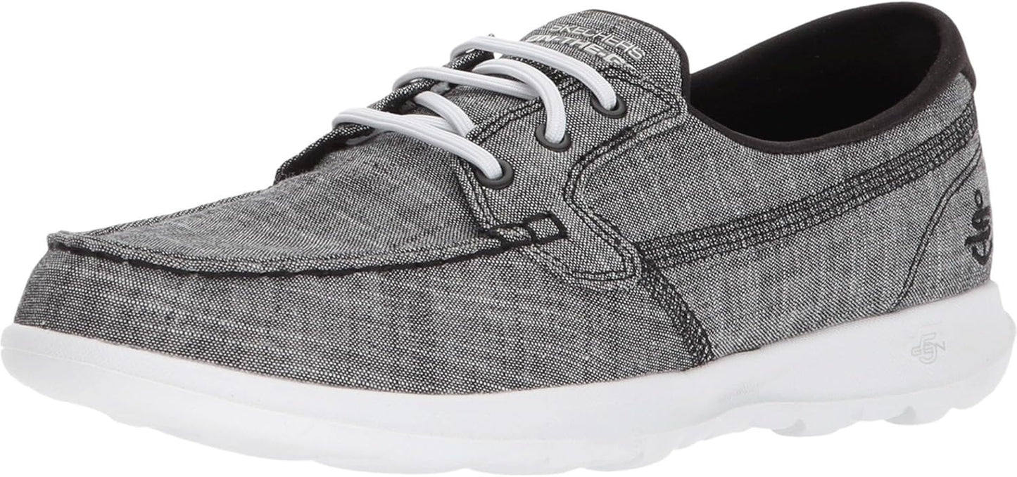 Skechers Women's Go Walk Lite-15433 Boat Shoe for Comfort