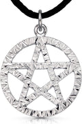 Pentagram Pendant Sterling Silver - Handmade Symbol