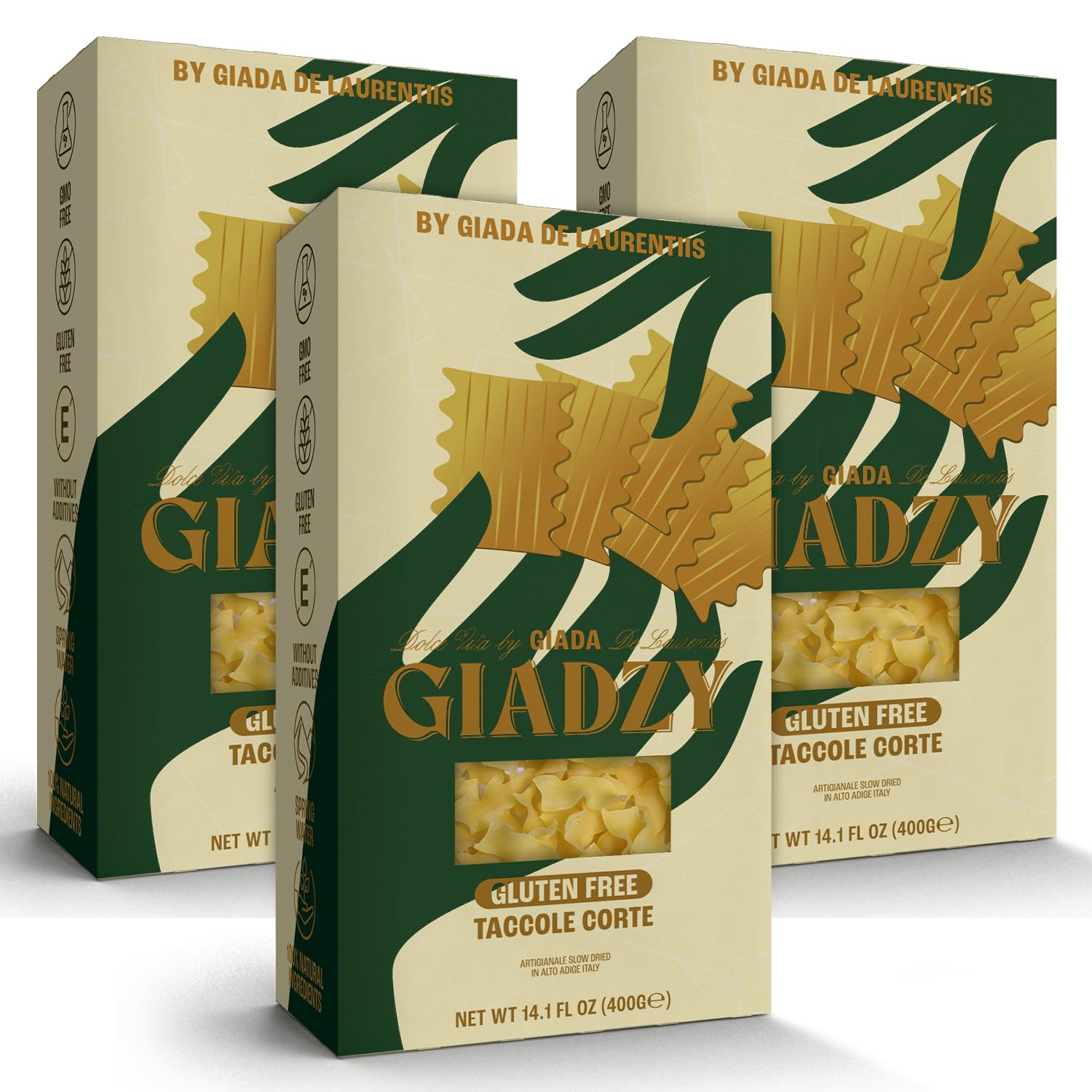 Giadzy Gluten Free Taccole 3 Pack - Authentic Italian Taste
