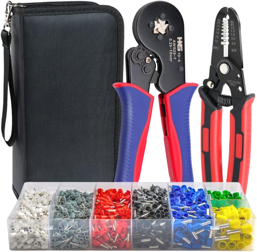 HKS Ferrule Crimping Tool Kit for Efficient Wire Termination