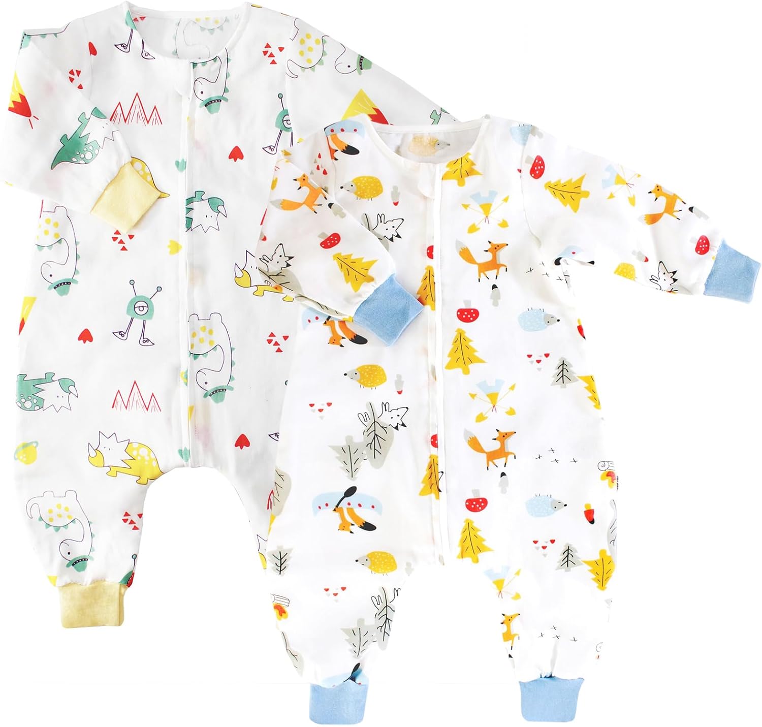 Toddler Muslin 100% Cotton Sleeping Sack with Legs for Comfort